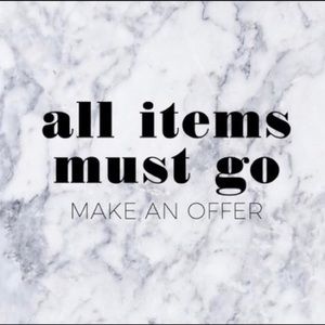 NEED TO EMPTY MY CLOSET!